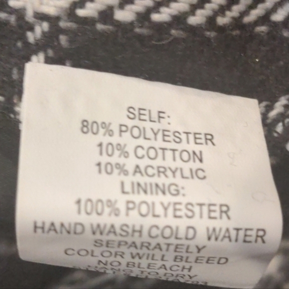 Fashion Nova Soft Plaid Truth Or Daring Full Zip Jacket size Small - Picture 6 of 6